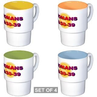 Romans 8:38,39   Stackable Mug Set (4 mugs)