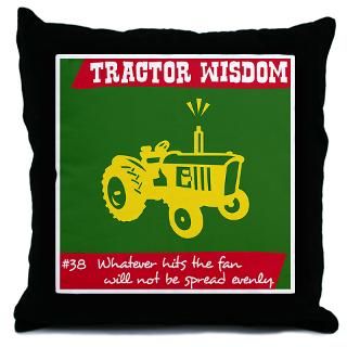 Tractor Wisdom #38 Throw Pillow
