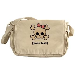 Your text Cute Skull Girl Messenger Bag for $37.50