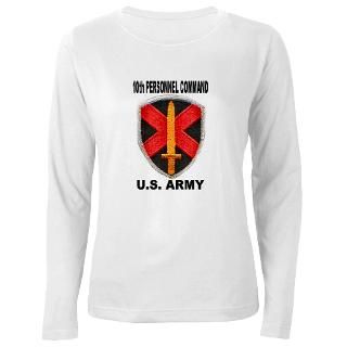37TH ENGINEER BATTALION 10TH PERSONNEL COMMAND Long Sleeve T Shirt by