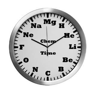 chemistry elements Modern Wall Clock for $42.50