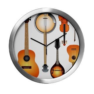 String Instruments Modern Wall Clock for $42.50