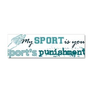 Your sports punishment 21x7 Wall Peel by DavetDesigns
