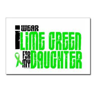 Wear Lime Green For My Daughter 6 Postcards (Pac for $9.50