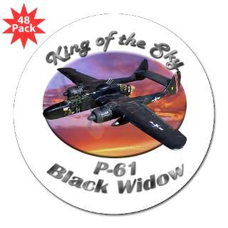 61 Black Widow 3 Inch Lapel Sticker (48 pk) for $30.00