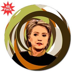 Clinton in Color Lapel Sticker (48 pk)
