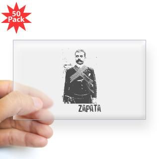 Emiliano Zapata Rectangle Sticker 50 pk) for $150.00