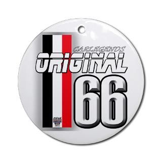 Mustang 66 RWB Ornament (Round) for $12.50