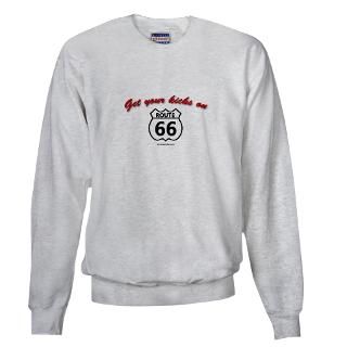 America Gifts  America Sweatshirts & Hoodies  Route 66 Sweatshirt
