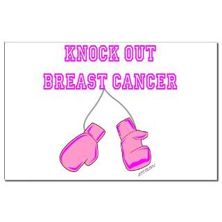 Knock Out Breast Cancer Mini Poster Print