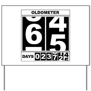 65th Birthday Oldometer Yard Sign for $20.00