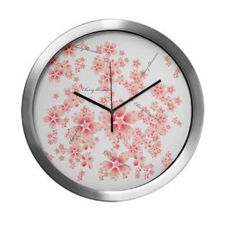 Cherry blossoms Modern Wall Clock by 41_65