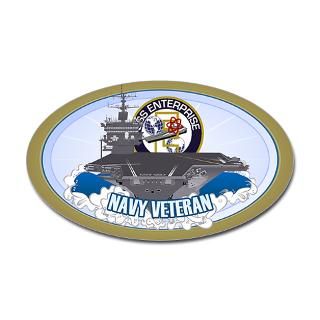 CVN 65 USS Enterprise Sticker (Oval)