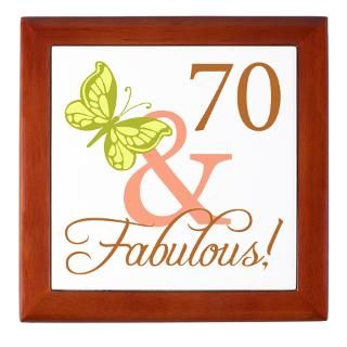 70 & Fabulous (Autumn) Keepsake Box