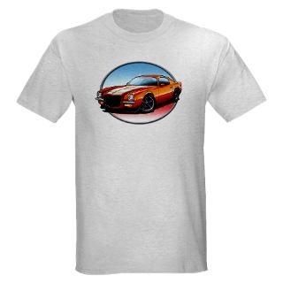 Orange 70s Camaro T Shirt by grapeapedesign