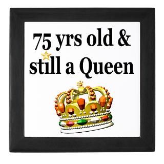 75 Gifts  75 Home Decor  75 YR OLD QUEEN Keepsake Box