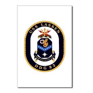 USS Lassen DDG 82 Navy Ship Postcards (Package of