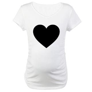 Black Heart symbol on T shirts, tops and a range of gift items
