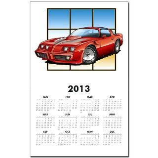 79 81 Trans Am Red Calendar Print for $10.00