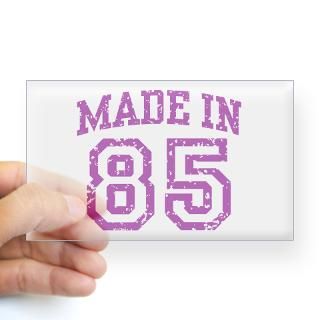 Made in 85 Rectangle Decal for $4.25