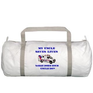 911 Gifts  911 Bags  Ambulance Saves Lives Uncle Gym Bag