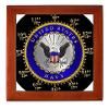 Navy Military Time Wall Clock by psychochic