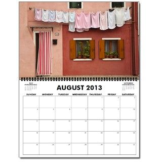 Burano Large 2013 Wall Calendar by southlight