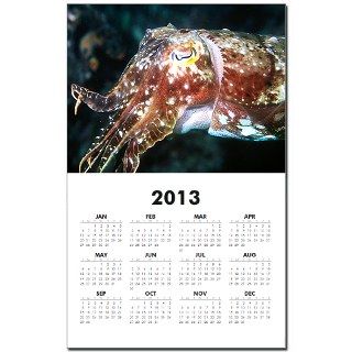 Animal Gifts  Animal Home Office  Cuttlefish Calendar Print