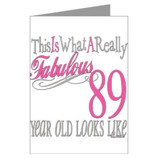89 Gifts  89 Greeting Cards  Fabulous 89yearold.png Greeting