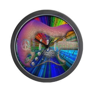 And Gifts > And Home Decor > 93 Colors Guitar Wall Clock