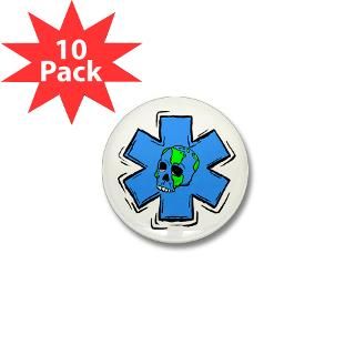 EMS Star Of Life Skull  My Real Heroes Shirts & Gifts