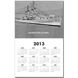 USS OAKLAND (CLAA 95) Calendar Print
