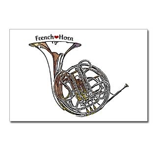 Band Gifts  Band Postcards  French Horn Postcards (8)