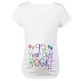 92 Year Olds Rock  Maternity T Shirt for