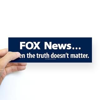 Anti Fox News Stickers  Car Bumper Stickers, Decals