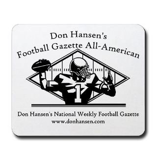Football Gazette All American Mousepad  Don Hansens Football Gazette