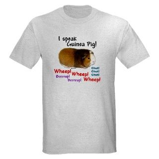 Speak Guinea Pig T Shirt by EEsCavies