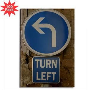 Turn Left Political Magnets (100 pack)  Progressive Buttons and