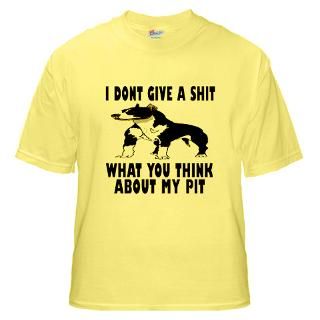 Dont Give A Shit What You Think Yellow T Shirt