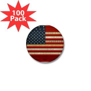 Gifts  America Buttons  American Flags Mini Button (100 pack