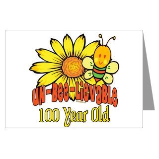 100 Gifts  100 Greeting Cards  Un Bee Lievable 100th Greeting