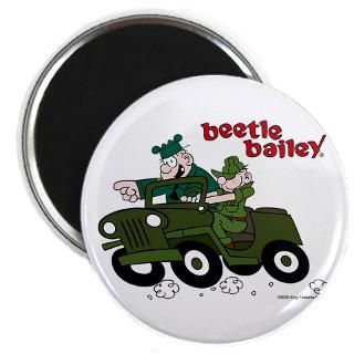 beetle and sarge in jeep magnet $ 103 99