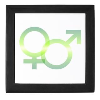 Male/Female Symbols Keepsake Box