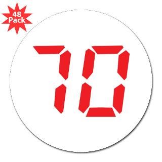 this section contains designs of 70 seventy red alarm clock number