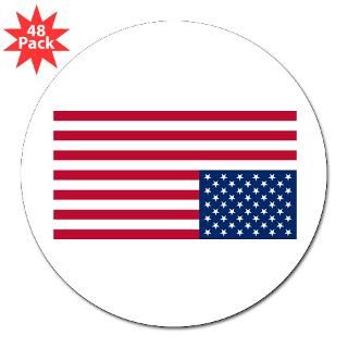 Distress flag, USA 3 Lapel Sticker (48 pk)