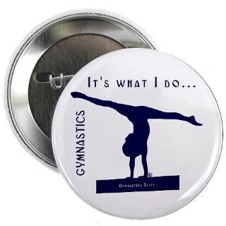 Gymnastics Buttons (2.25) by Gymnastics Stuff  Gymnastics Stuff