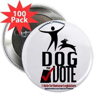 dog the vote no chains 2 25 button 100 pack $ 109 99