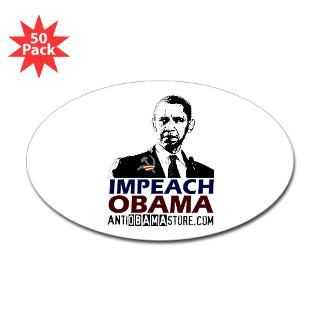 impeach obama oval sticker 50 pk $ 113 99