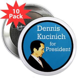 Dennis Kucinich 2012  Vote Democrat 2012 Campaign Buttons and