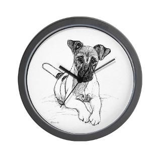 Smooth Fox Terrier Clock  Buy Smooth Fox Terrier Clocks